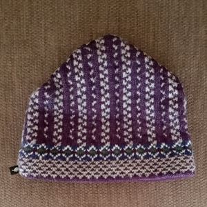 Turtle Fur Purple Wool Knit Ski Hat